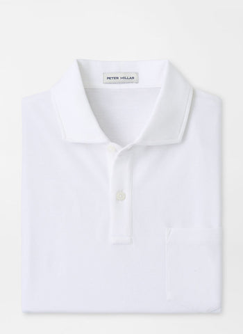 Peter Millar Everyday Pique Polo - White
