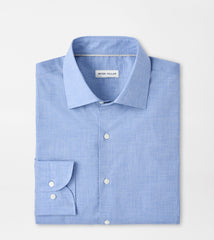 Peter Millar Brighton Perfect Poplin Sport Shirt - Cottage Blue