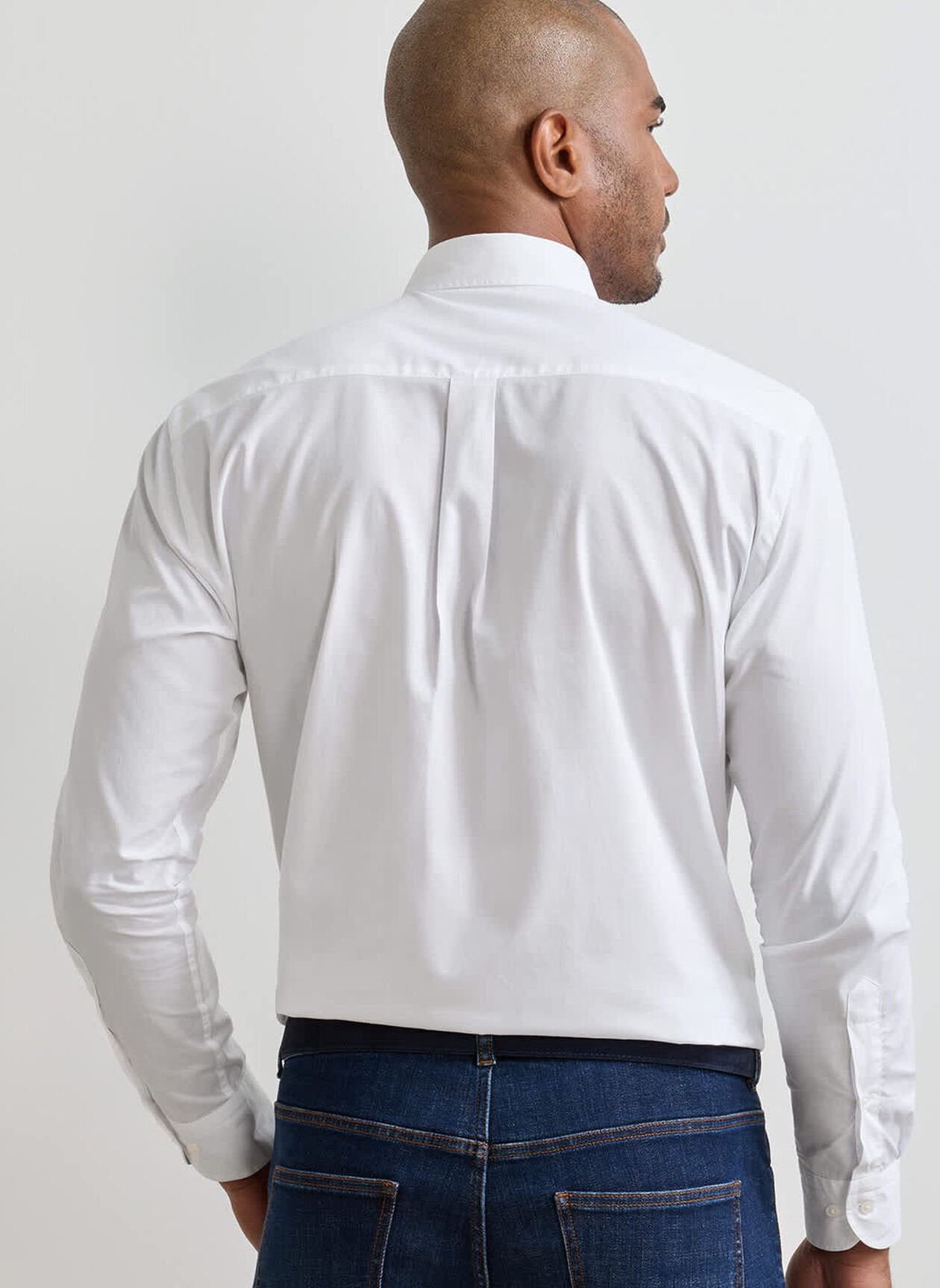 Peter Millar Brighton Perfect Poplin Sport Shirt - White