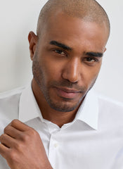 Peter Millar Brighton Perfect Poplin Sport Shirt - White