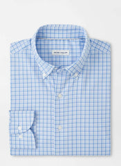 Peter Millar Calvin Crown Lite Cotton Stretch Sport Shirt - Cottage Blue