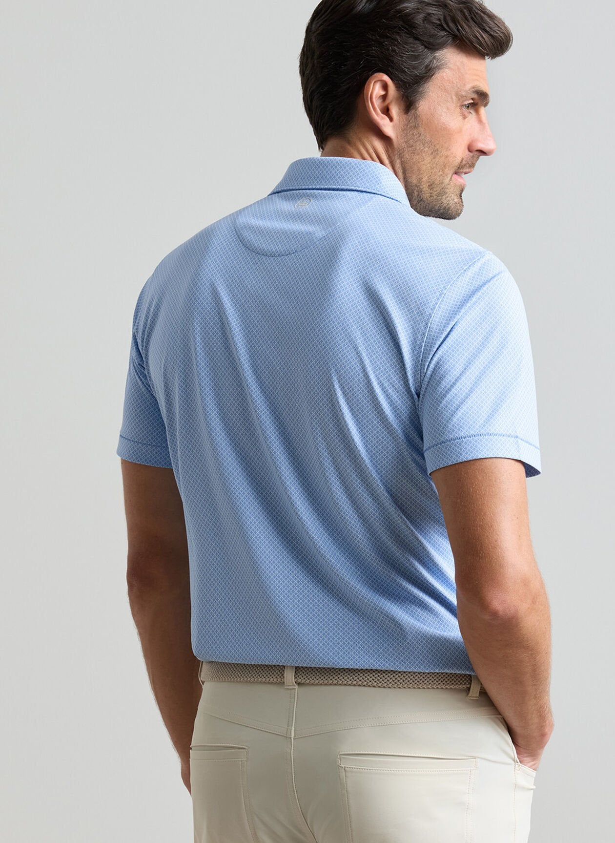 Peter Millar Granada Performance Jersey Polo - Dusk Blue