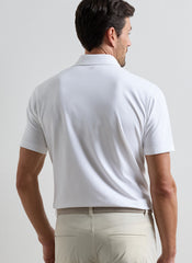 Peter Millar Albatross Cotton Blend Pique Polo - White
