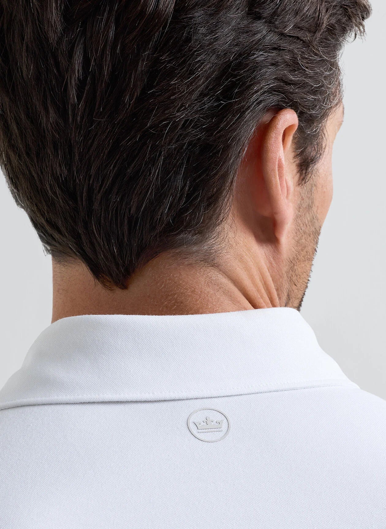 Peter Millar Albatross Cotton Blend Pique Polo - White