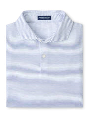 Peter Millar Journeyman Stripe Polo - White