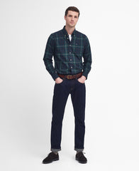 Barbour Weatheram Tailored Tartanshirt - Green Loch