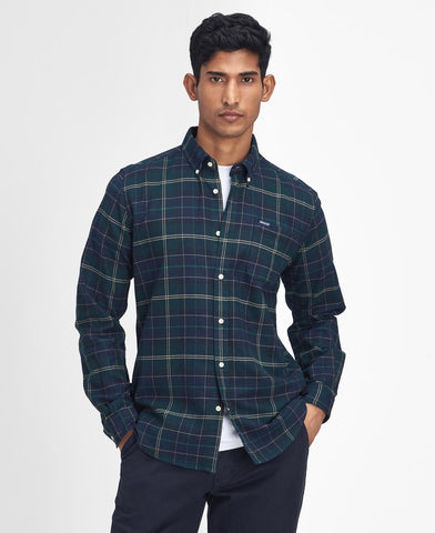 Barbour Kyeloch Tailored Tartan Shirt - Green Loch