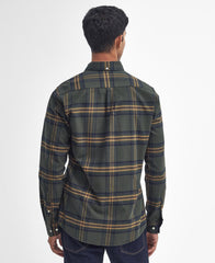 Barbour Portdown Tailored Checked Shirt - Olive