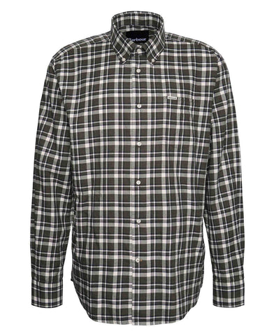 Barbour Turville Regular Checked Shirt - Olive