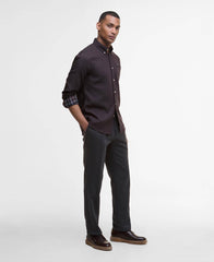 Barbour Buckley Tailored Herringbone Shirt - Dark Oak