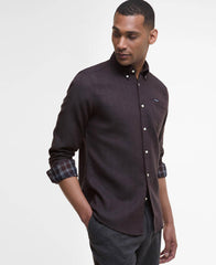 Barbour Buckley Tailored Herringbone Shirt - Dark Oak