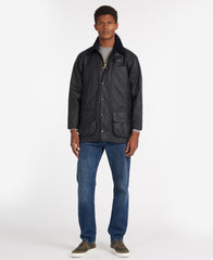 Barbour Beaufort Wax Jacket - Navy