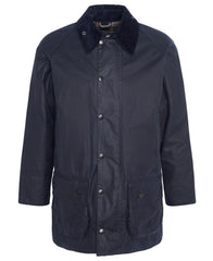 Barbour Beaufort Wax Jacket - Navy