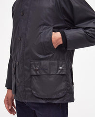 Barbour Bedale Wax Jacket - Navy