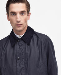 Barbour Ashby Wax Jacket - Navy