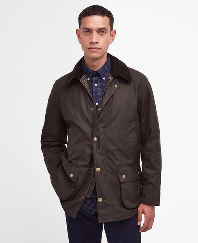 Barbour Ashby Wax Jacket - Olive