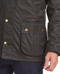 Barbour Ashby Wax Jacket - Olive