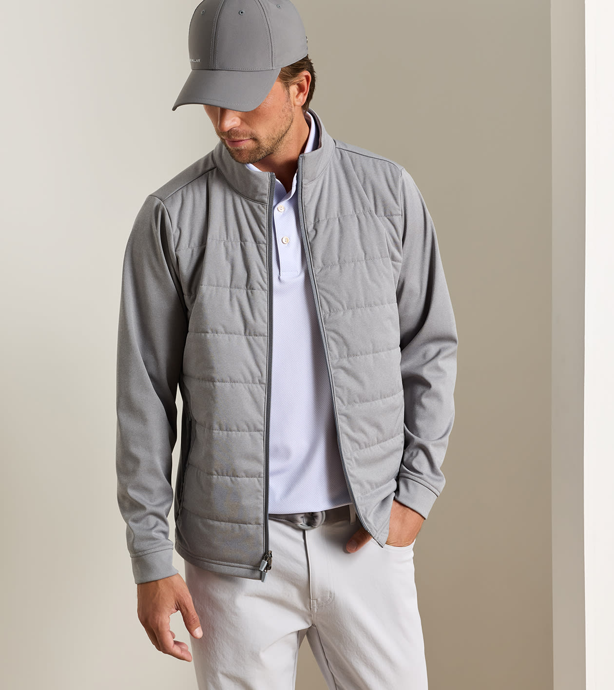 Peter Millar Merge Hybrid Jacket - Oslo Grey