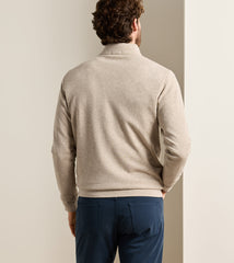 Peter Millar Crown Comfort 1/4 Zip Pullover - Stone