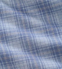 Peter Millar Dean Performance Flannel Sport Shirt - Gravel Blue