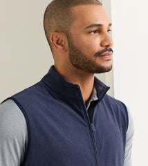 Peter Millar Ardent Air Performance Full Zip Vest - Navy