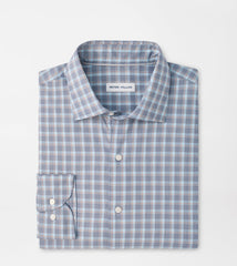 Peter Millar Lincoln Crown Iite Cotton Stretch Sport Shirt - Navy