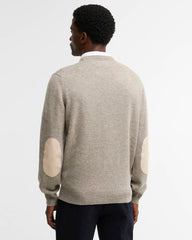 Barbour Essential Patch Crew - Stone