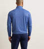 Peter Millar Perth Herringbone Performance 1/4 Zip - Sport Navy