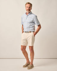 Johnie-O Jupiters Stretch Cotton Performance Shorts - Sand