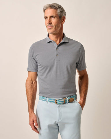 Johnnie-O Performance Jersey Polo Lyndonn Stripe - Navy