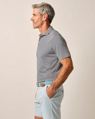 Johnnie-O Performance Jersey Polo Lyndonn Stripe - Navy