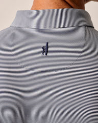 Johnnie-O Performance Jersey Polo Lyndonn Stripe - Navy