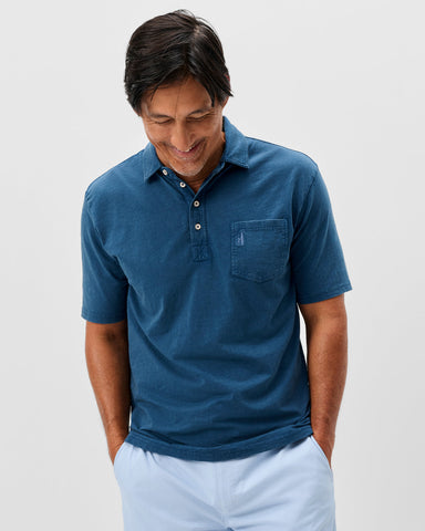 Johnnie-O Original 4 Button Polo - Coastal Wash Sport Navy