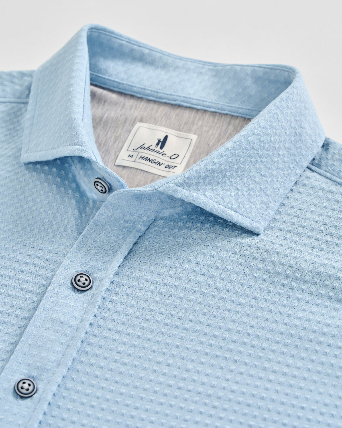 Johnnie-O Hangin' Out Knit Button Down Shirt - Surfsucker Big Sky