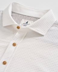 Johnnie-O Hangin' Out Knit Button Down Shirt -  Surfsucker White