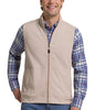 Southern Tide Lightweight Knit Reversible Vest - Sandstone Khaki
