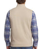 Southern Tide Lightweight Knit Reversible Vest - Sandstone Khaki