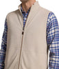 Southern Tide Lightweight Knit Reversible Vest - Sandstone Khaki