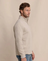 Southern Tide Adler Lane 1/4 Zip - Sandstone Khaki