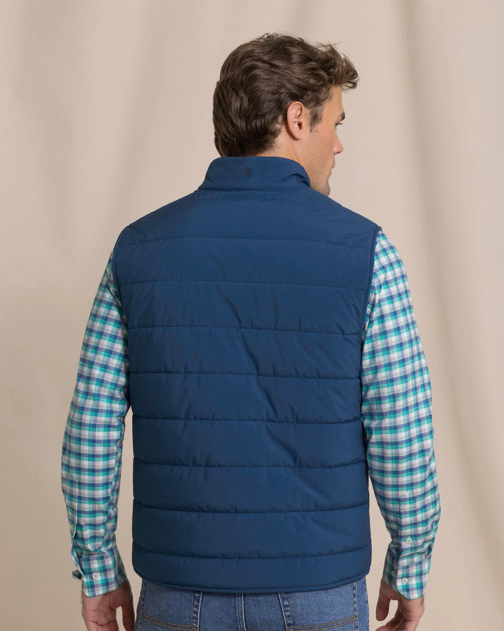 Southern Tide Quilted Vest - Nautical Navy