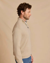 Southern Tide Whitehaven 1/4 Zip Sweater - Sand Dunes