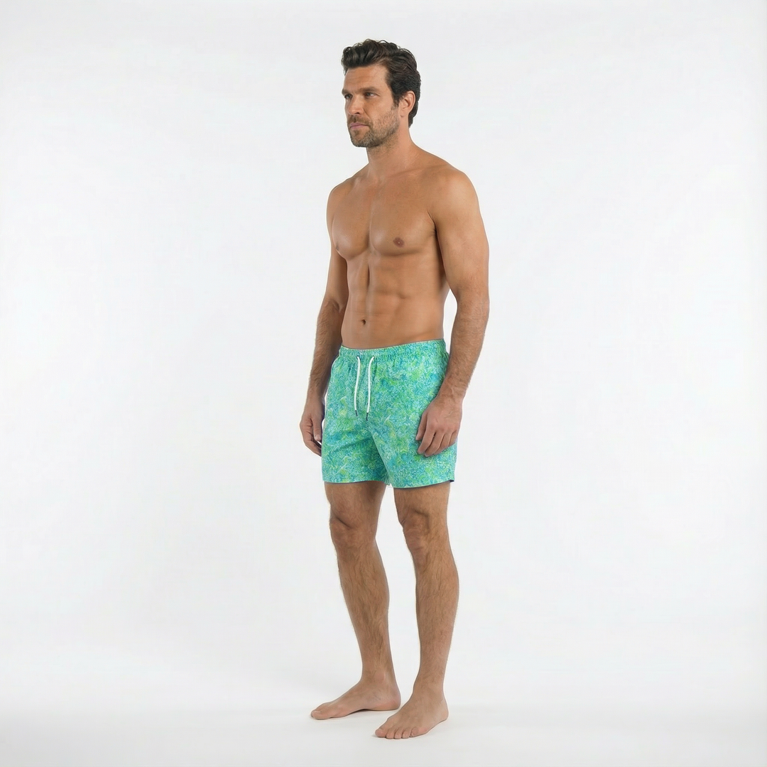 Bermies Tropical Hideaway 5.5" Swim Trunk