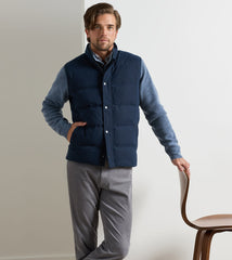 Peter Millar Bedford Quilted Vest - Navy