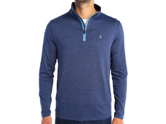 Criquet Feather Performance Pullover - Heather Navy