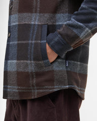 Barbour Chapter Tailored Check Overshirt - Midnight Oak Tartan