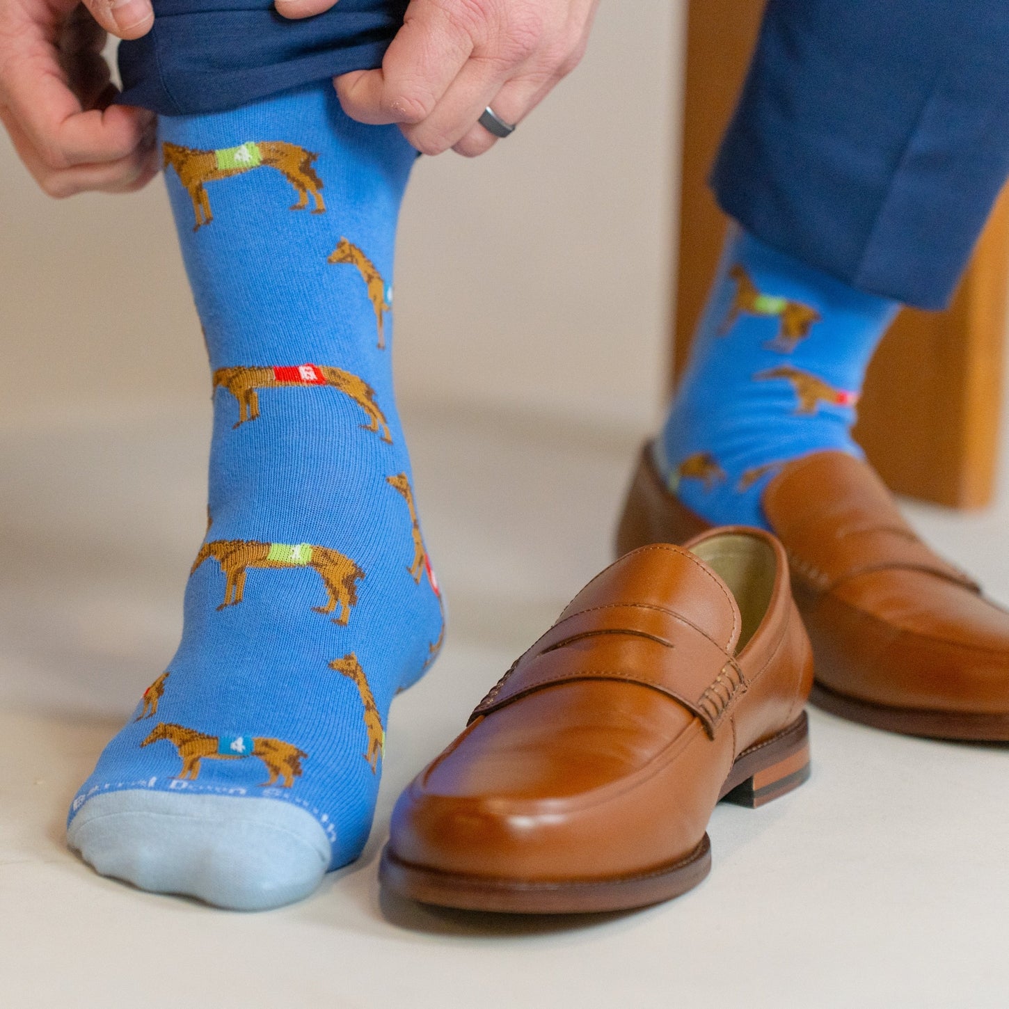 Numbered Horses Socks