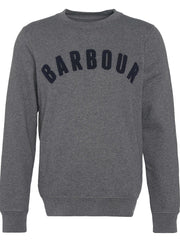 Barbour Prep Logo Crew Neck Sweatshirt - Mid Grey Marl
