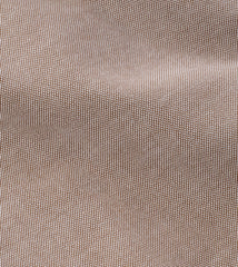 A close-up of woven fabric texture in a warm taupe-brown color, filling the entire frame.