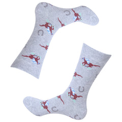 Raceday Grey Socks