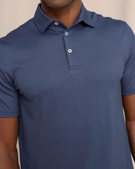 Southern Tide Belfair Performance Polo - Light Indigo